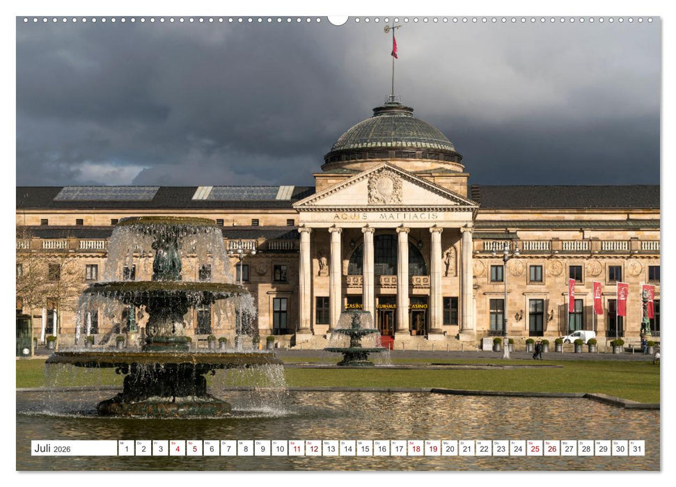 Landeshauptstadt Wiesbaden (CALVENDO Premium Wandkalender 2026)