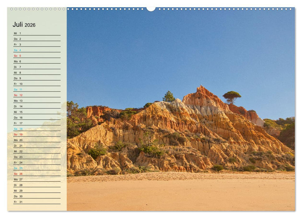 Die Küste der Algarve (CALVENDO Premium Wandkalender 2026)
