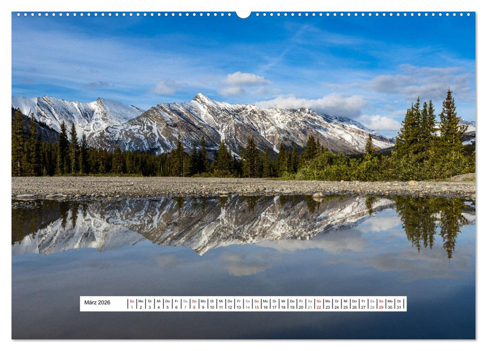 Die Kanadischen Rocky Mountains (CALVENDO Premium Wandkalender 2026)