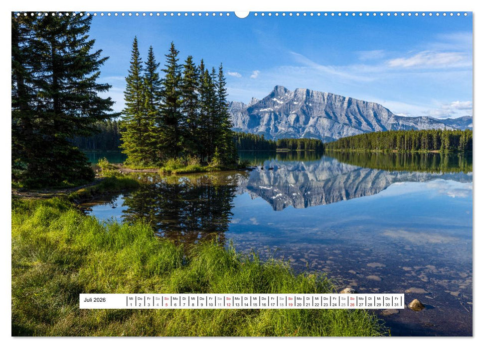 Die Kanadischen Rocky Mountains (CALVENDO Premium Wandkalender 2026)