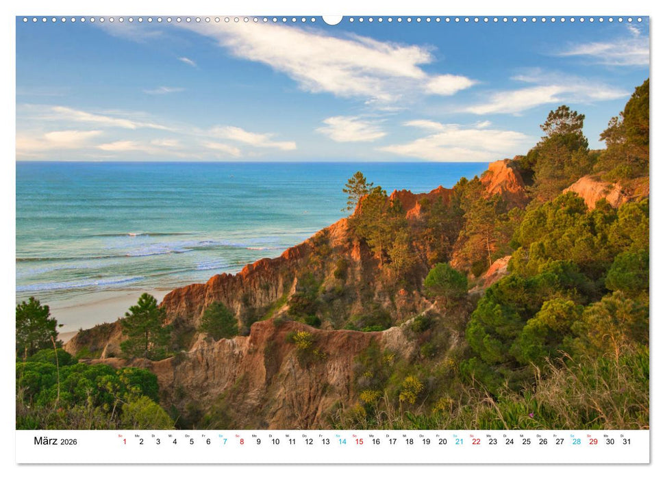 Die Algarve (CALVENDO Premium Wandkalender 2026)