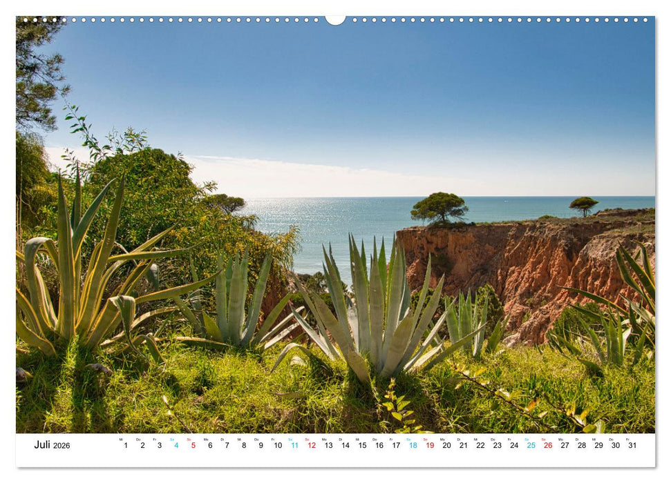 Die Algarve (CALVENDO Premium Wandkalender 2026)