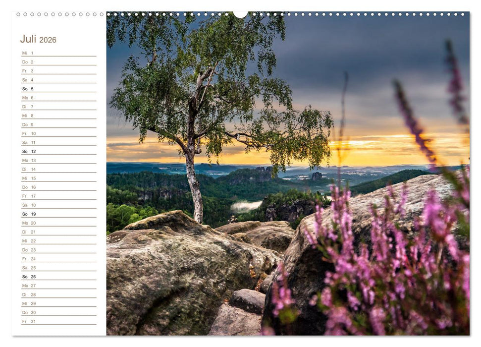 Sächsische Schweiz - Wenn das Gute liegt so nah (CALVENDO Premium Wandkalender 2026)