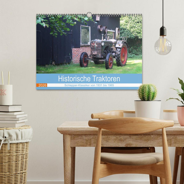 Historische Traktoren 2026 (CALVENDO Wandkalender 2026)