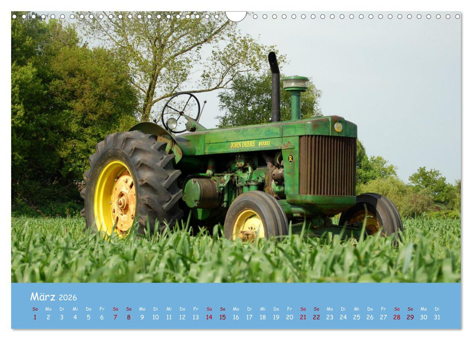 Historische Traktoren 2026 (CALVENDO Wandkalender 2026)