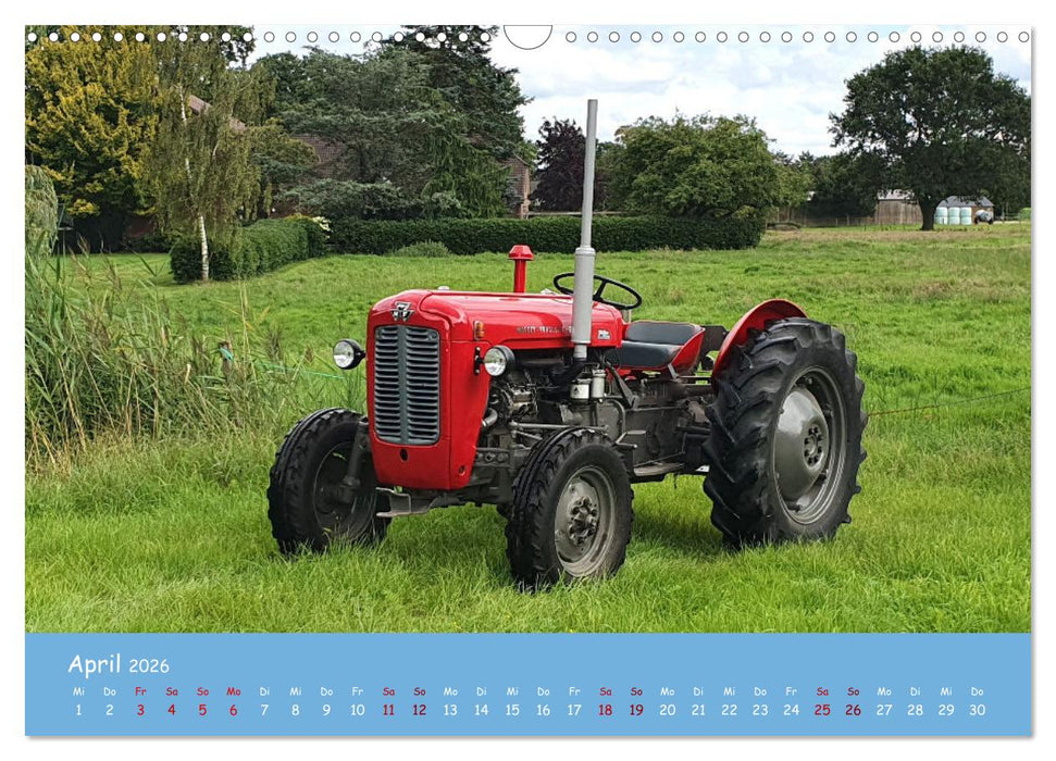 Historische Traktoren 2026 (CALVENDO Wandkalender 2026)
