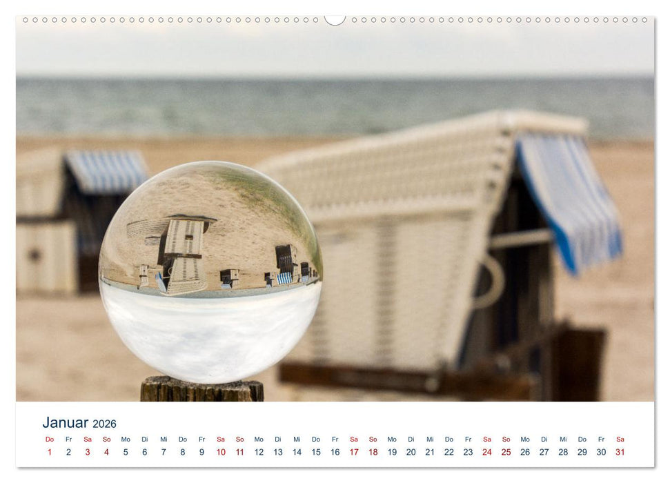 Boltenhagen und Strand (CALVENDO Wandkalender 2026)
