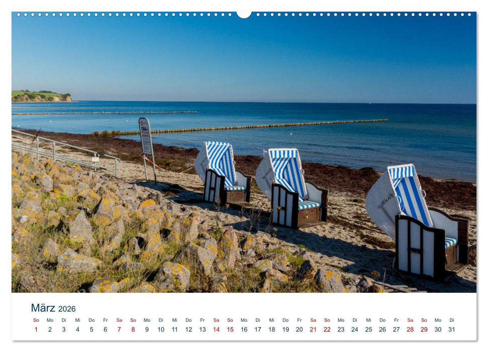Boltenhagen und Strand (CALVENDO Wandkalender 2026)