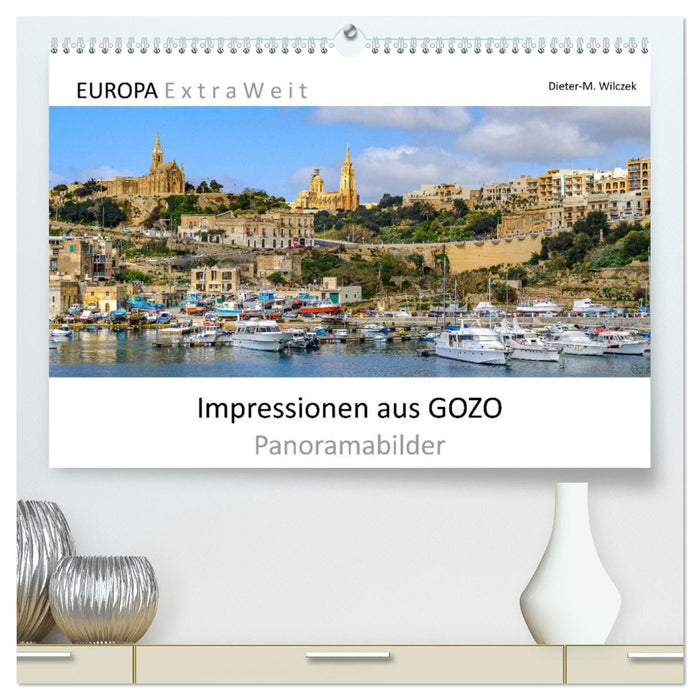 Impressionen aus GOZO - Panoramabilder (CALVENDO Premium Wandkalender 2026)