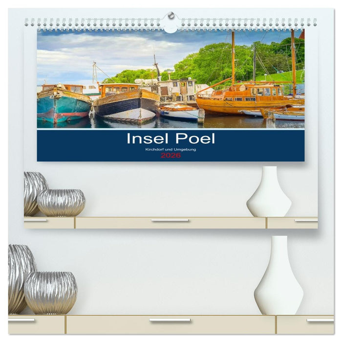 Insel Poel Kirchdorf und Umgebung (CALVENDO Premium Wandkalender 2026)