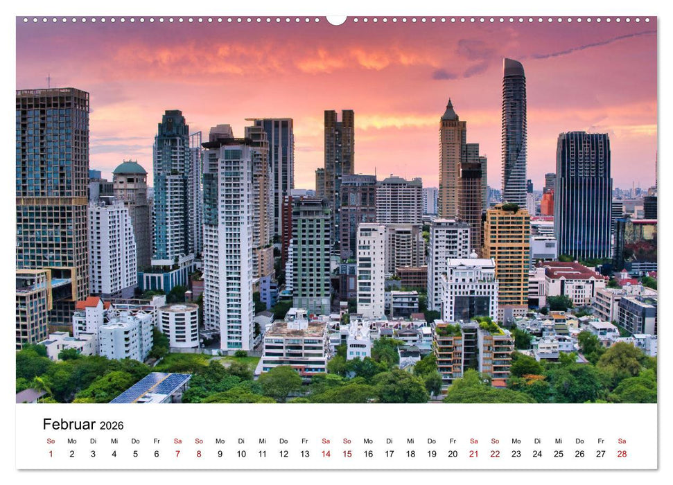 Traumhafte Orte in Thailand (CALVENDO Premium Wandkalender 2026)