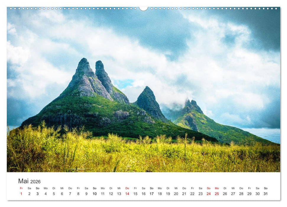 Traumhaftes Mauritius (CALVENDO Premium Wandkalender 2026)