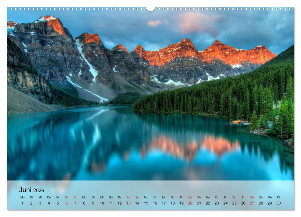 Magische Bergwelten der Erde (CALVENDO Premium Wandkalender 2026)