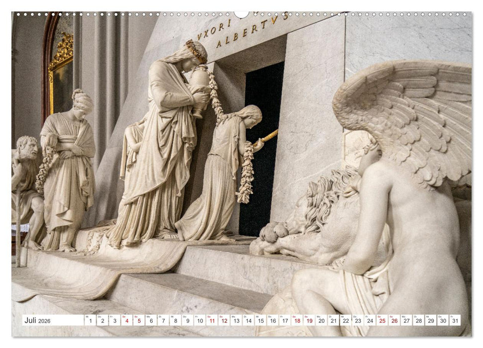 Kirchen in Wien (CALVENDO Premium Wandkalender 2026)