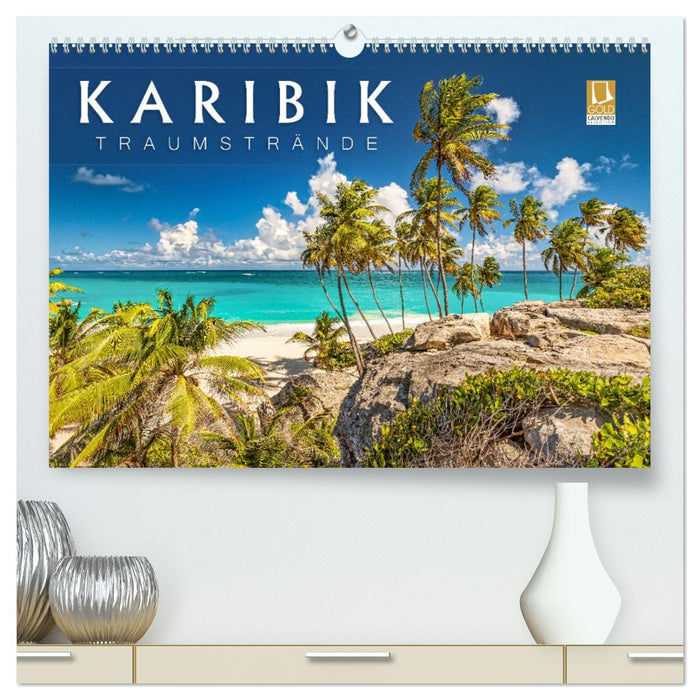 Karibik - Traumstrände (CALVENDO Premium Wandkalender 2026)