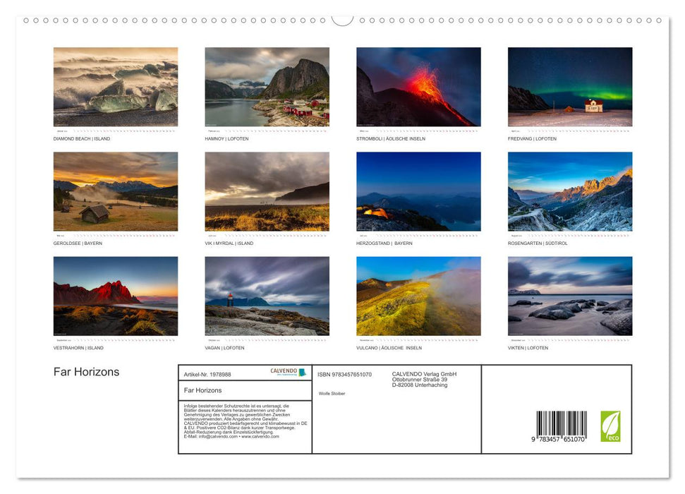 Far Horizons (CALVENDO Premium Wandkalender 2026)