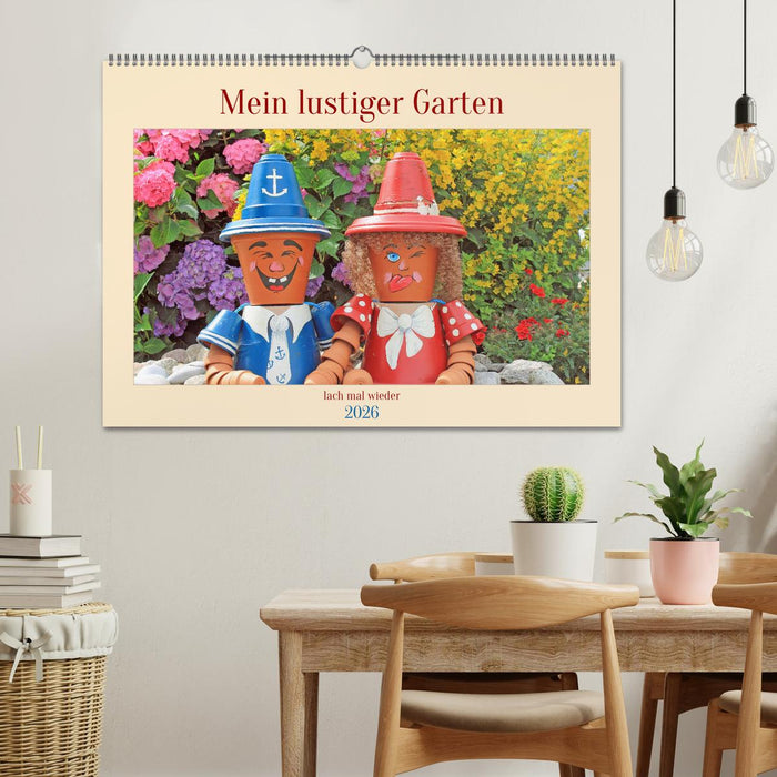 Mein Lustiger Garten, lach mal wieder (CALVENDO Wandkalender 2026)