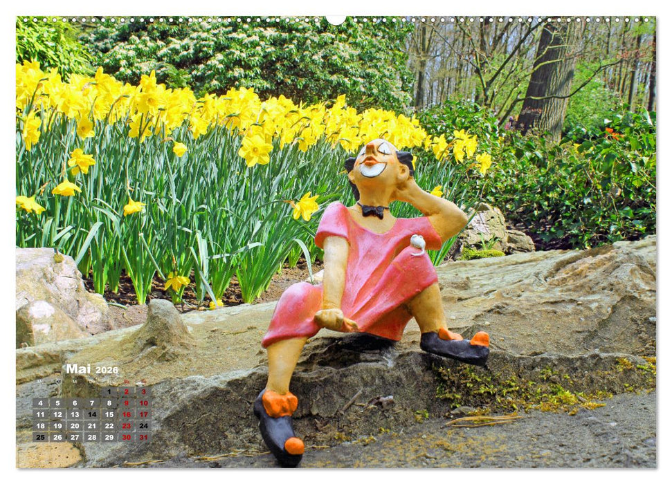 Mein Lustiger Garten, lach mal wieder (CALVENDO Wandkalender 2026)