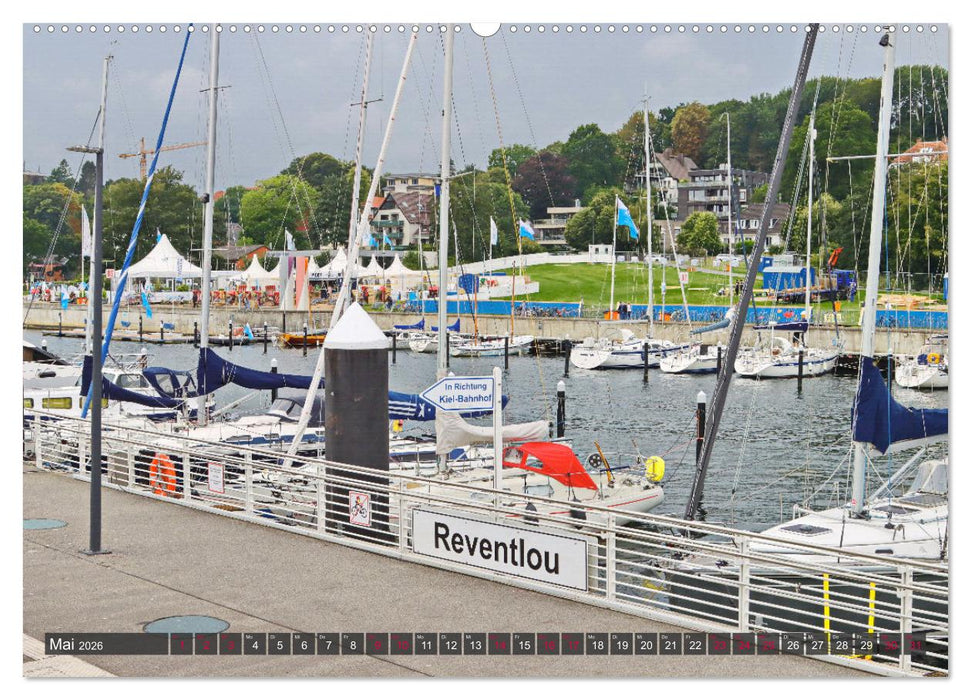 Kiel - Die Förde! (CALVENDO Wandkalender 2026)