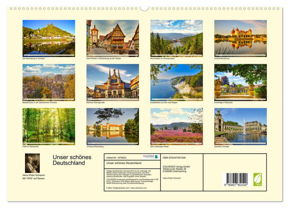 Unser schönes Deutschland (CALVENDO Wandkalender 2026)