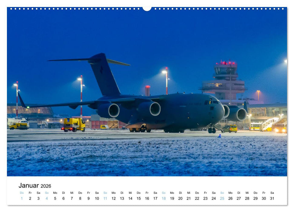 Air Cargo - Frachtflugzeuge, Giganten der Lüfte (CALVENDO Premium Wandkalender 2026)