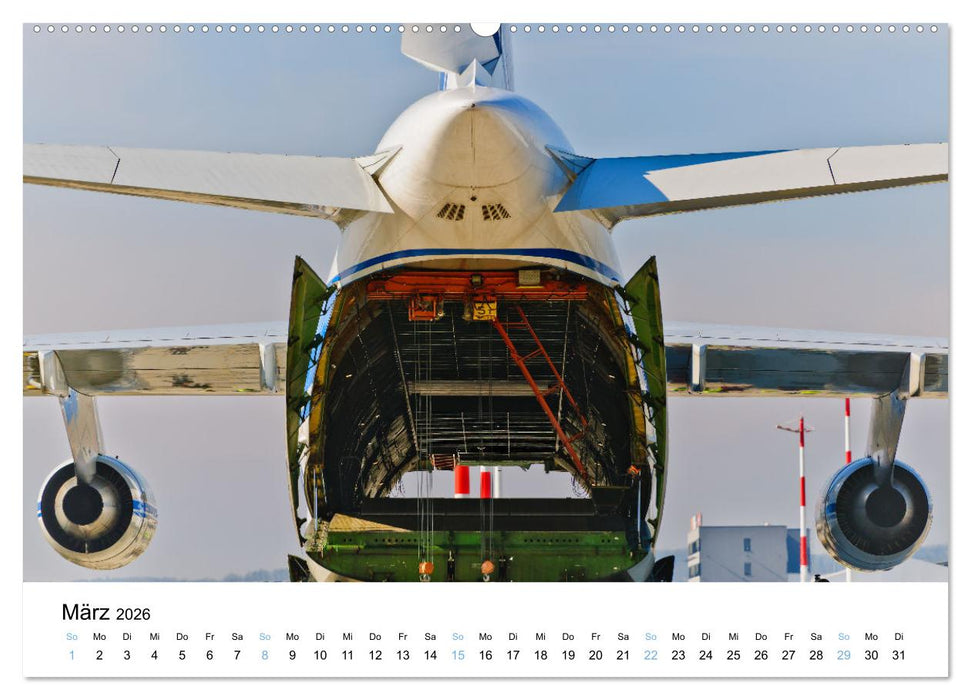 Air Cargo - Frachtflugzeuge, Giganten der Lüfte (CALVENDO Premium Wandkalender 2026)