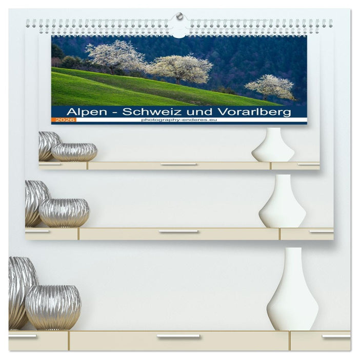 Alpen - Schweiz und Vorarlberg (CALVENDO Premium Wandkalender 2026)