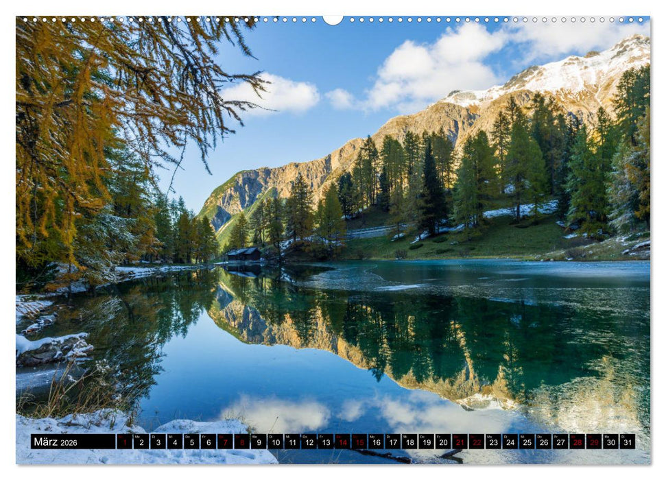 Alpen - Schweiz und Vorarlberg (CALVENDO Premium Wandkalender 2026)