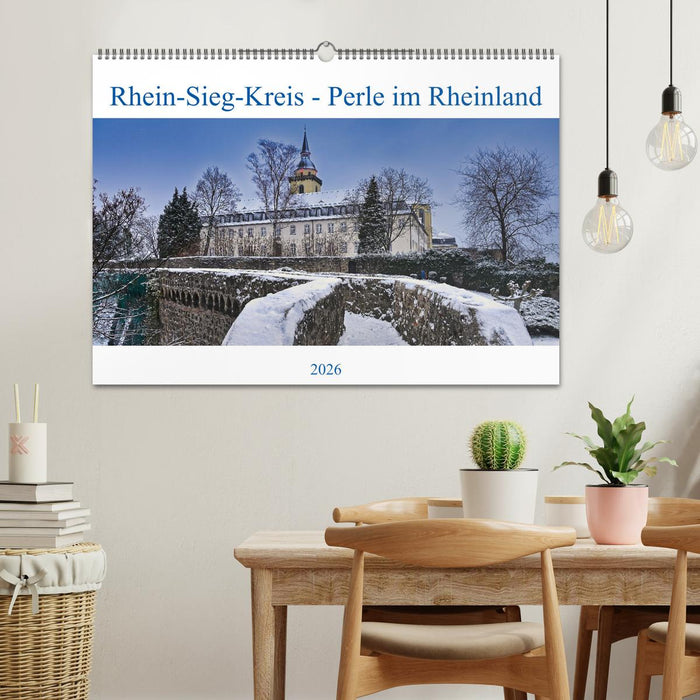 Rhein-Sieg-Kreis - Perle im Rheinland (CALVENDO Wandkalender 2026)