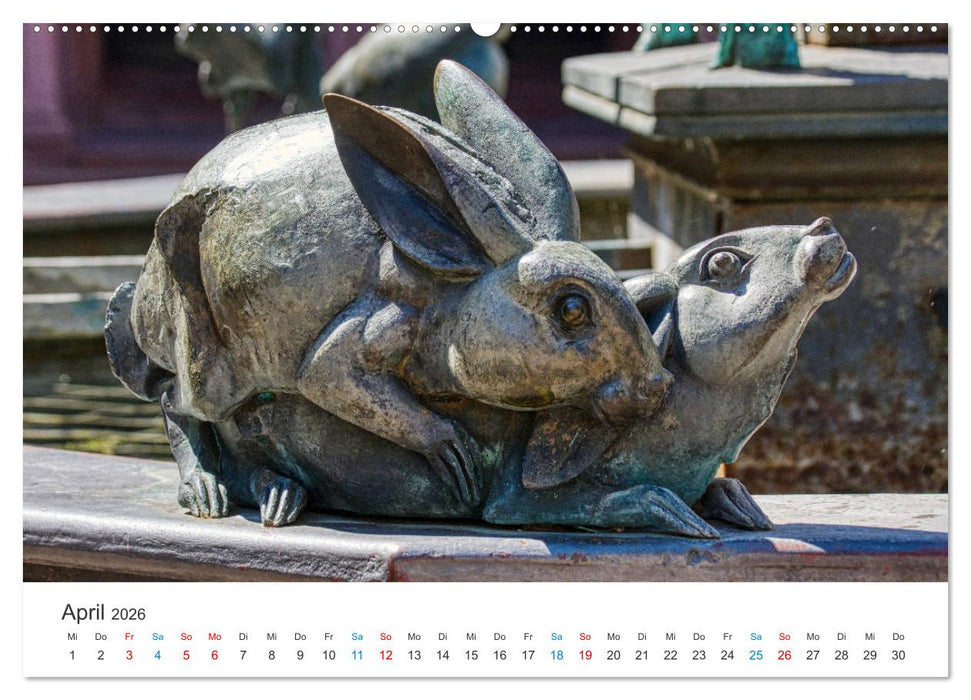 Durlach - Karlsruhes mittelalterlicher Stadtteil (CALVENDO Premium Wandkalender 2026)