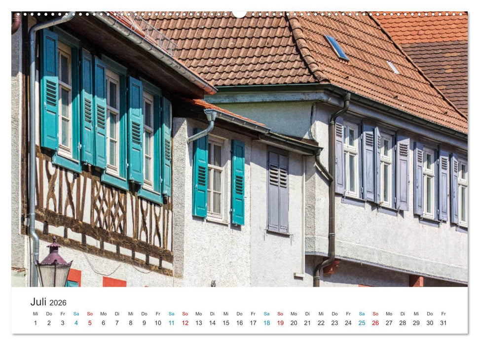 Durlach - Karlsruhes mittelalterlicher Stadtteil (CALVENDO Premium Wandkalender 2026)