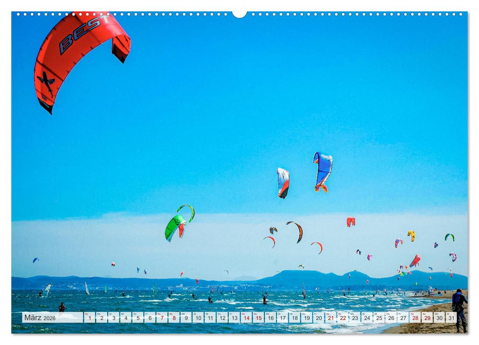 Faszination Kitesurfen (CALVENDO Premium Wandkalender 2026)