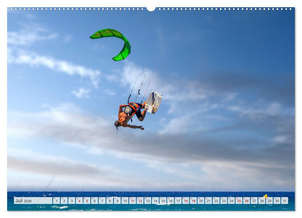 Faszination Kitesurfen (CALVENDO Premium Wandkalender 2026)