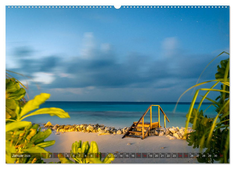 Malediven - Das perfekte Licht (CALVENDO Premium Wandkalender 2026)