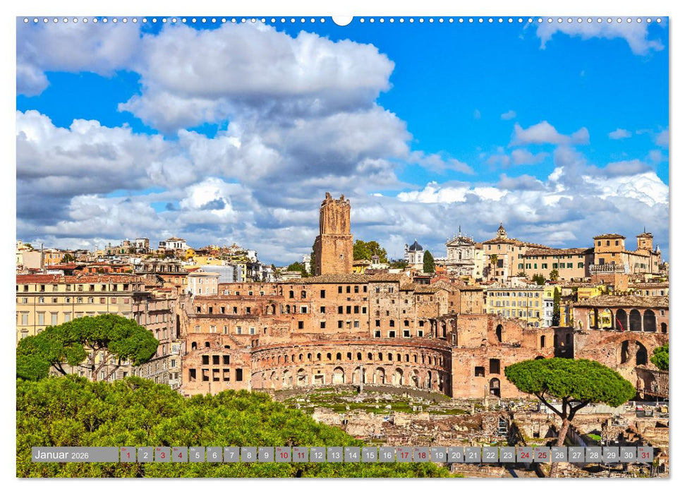 Rom - Ewige Stadt am Tiber (CALVENDO Premium Wandkalender 2026)