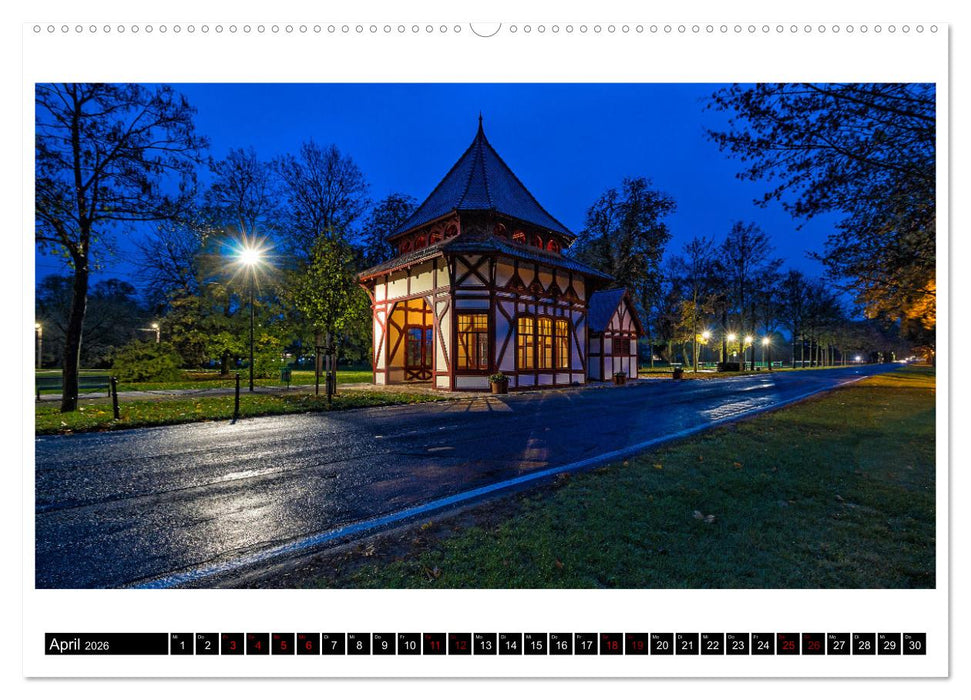 Magdeburg zur blauen Stunde (CALVENDO Wandkalender 2026)