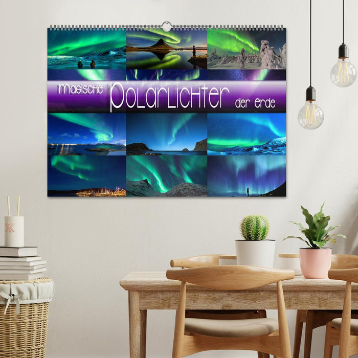 Magische Polarlichter der Erde (CALVENDO Wandkalender 2026)