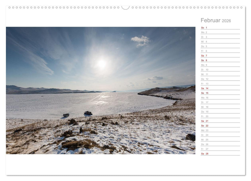 Baikalsee und Kastenbrot (CALVENDO Premium Wandkalender 2026)