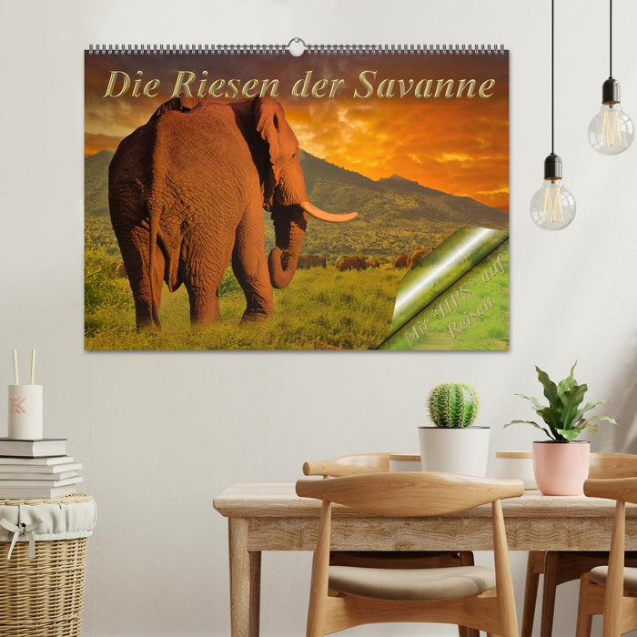 Die Riesen der Savanne (CALVENDO Wandkalender 2026)