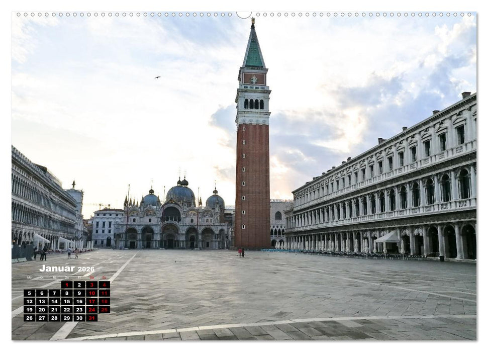 Venedig - Perle in der Lagune (CALVENDO Premium Wandkalender 2026)