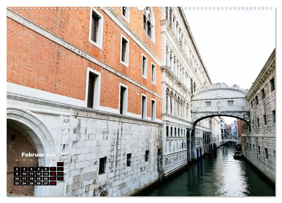 Venedig - Perle in der Lagune (CALVENDO Premium Wandkalender 2026)
