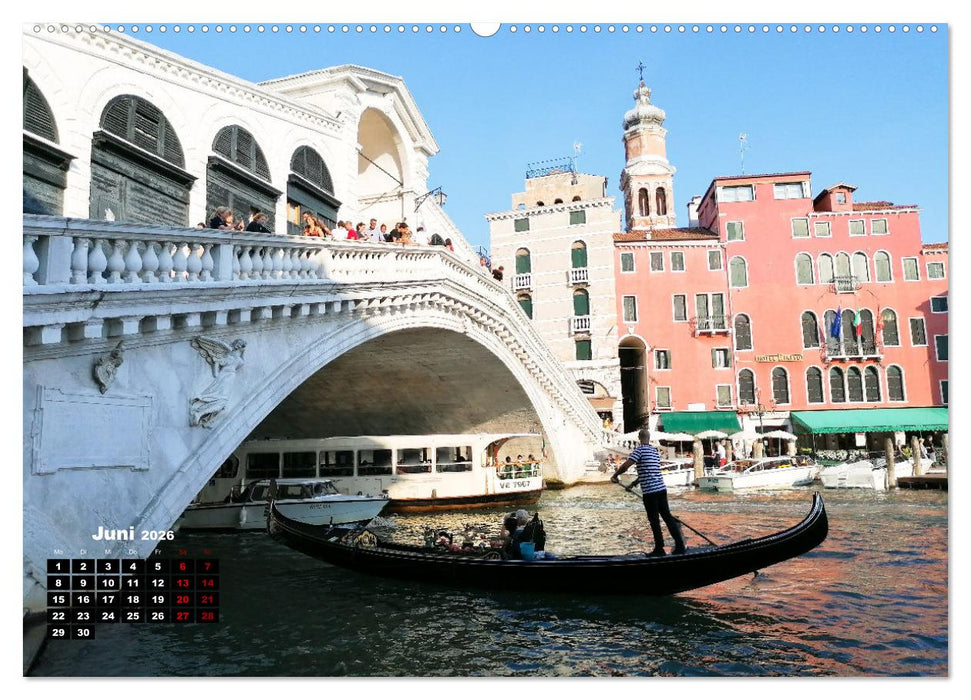 Venedig - Perle in der Lagune (CALVENDO Premium Wandkalender 2026)