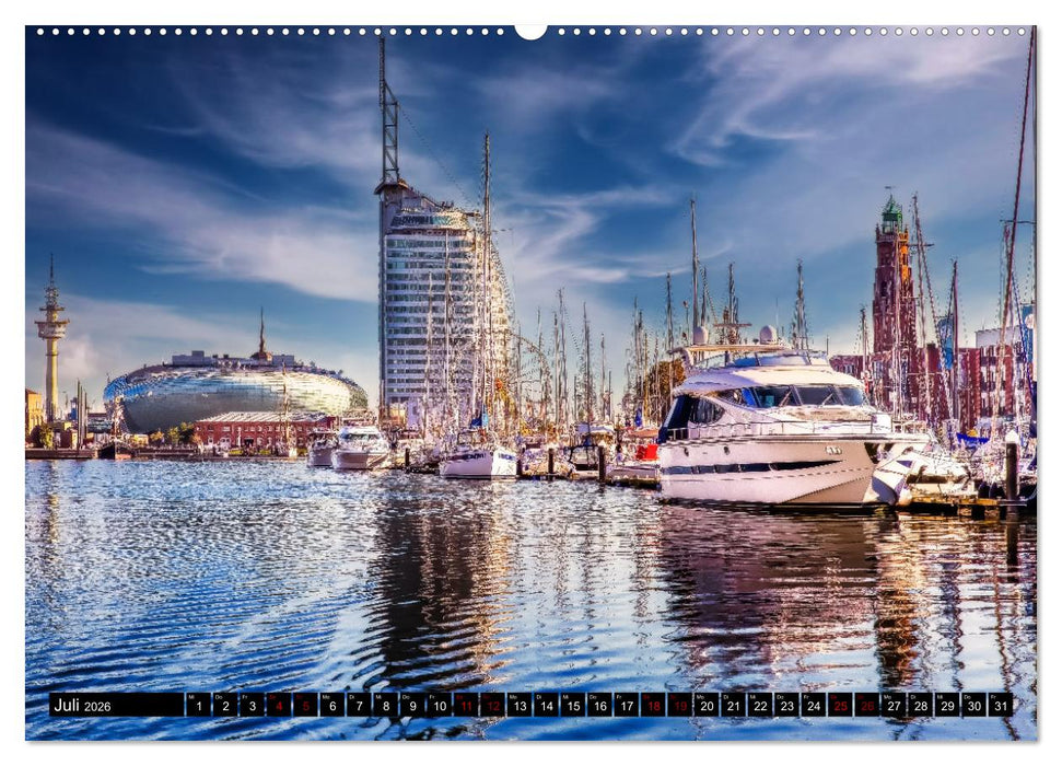 BREMERHAVEN Maritimes in der Seestadt (CALVENDO Premium Wandkalender 2026)