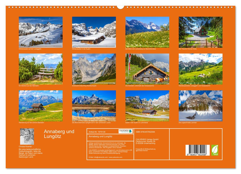 Annaberg und Lungötz (CALVENDO Premium Wandkalender 2026)