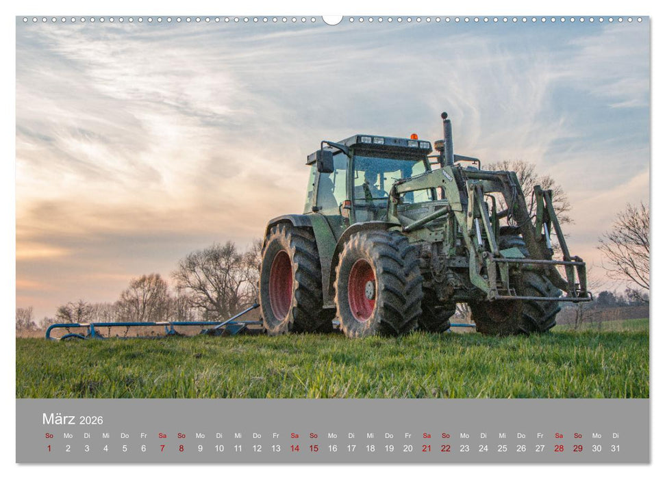 Youngtimer Landtechnik (CALVENDO Premium Wandkalender 2026)