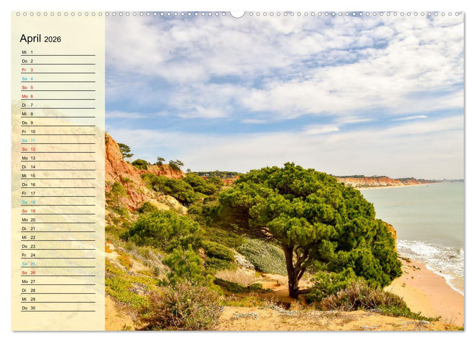 Die Küste der Algarve (CALVENDO Wandkalender 2026)