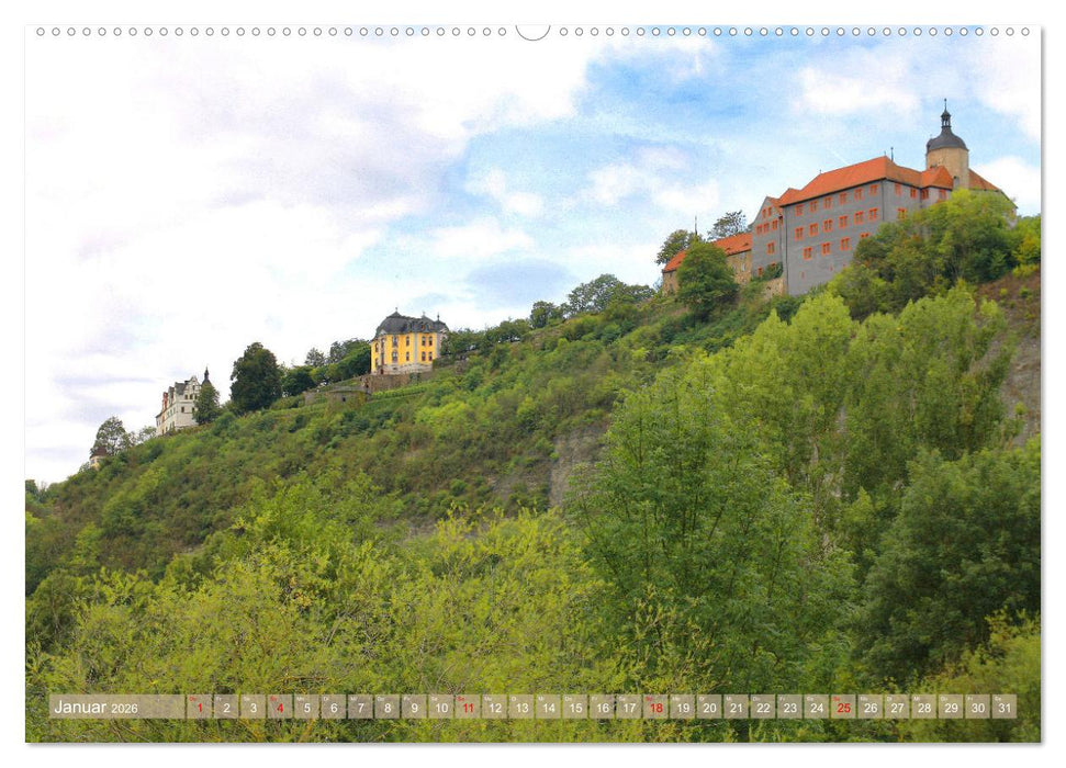 Schlösser und Gärten in Thüringen (CALVENDO Premium Wandkalender 2026)