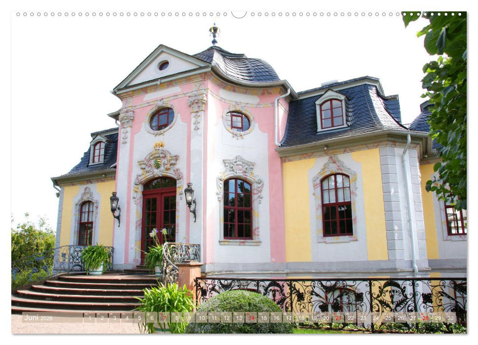 Schlösser und Gärten in Thüringen (CALVENDO Premium Wandkalender 2026)