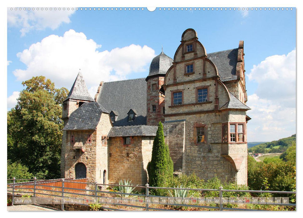 Schlösser und Gärten in Thüringen (CALVENDO Premium Wandkalender 2026)