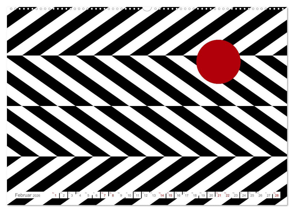 VISIONEN - optische Täuschungen (CALVENDO Premium Wandkalender 2026)